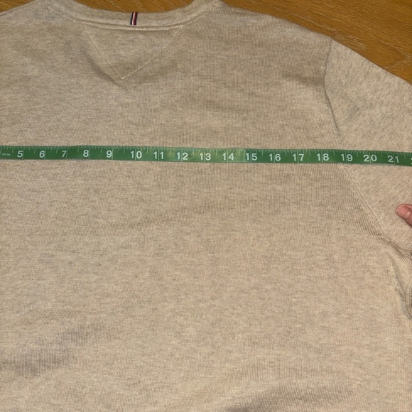 Tommy Hilfinger Cotton Sweater XXL Pullover V Neck NWT Toast Color Last Photo - Picture 14 of 16